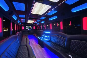 Plantation Limousine Bus Interior
