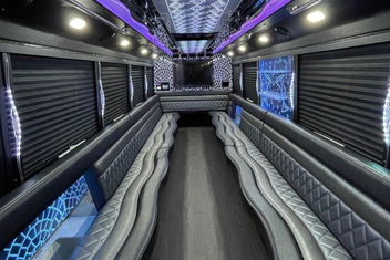 Plantation Party Bus Interior