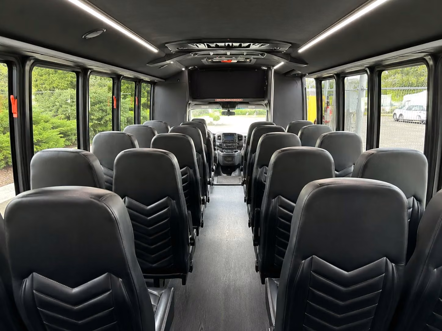20 passenger minibus inside