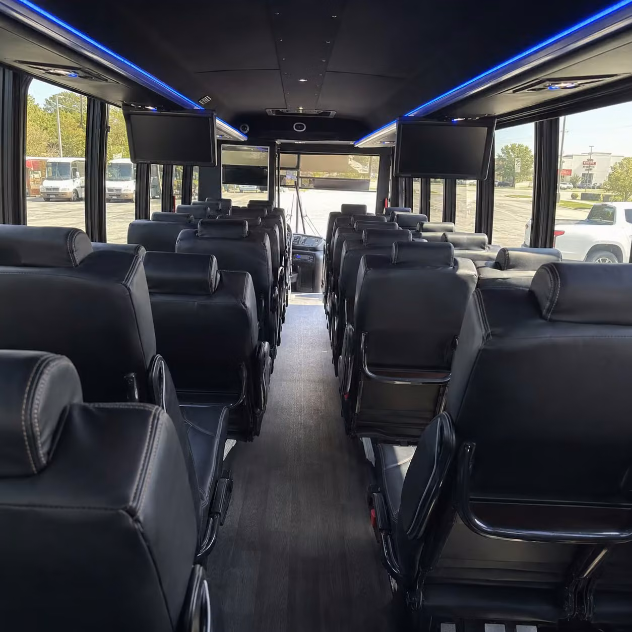 25 passenger minibus inside