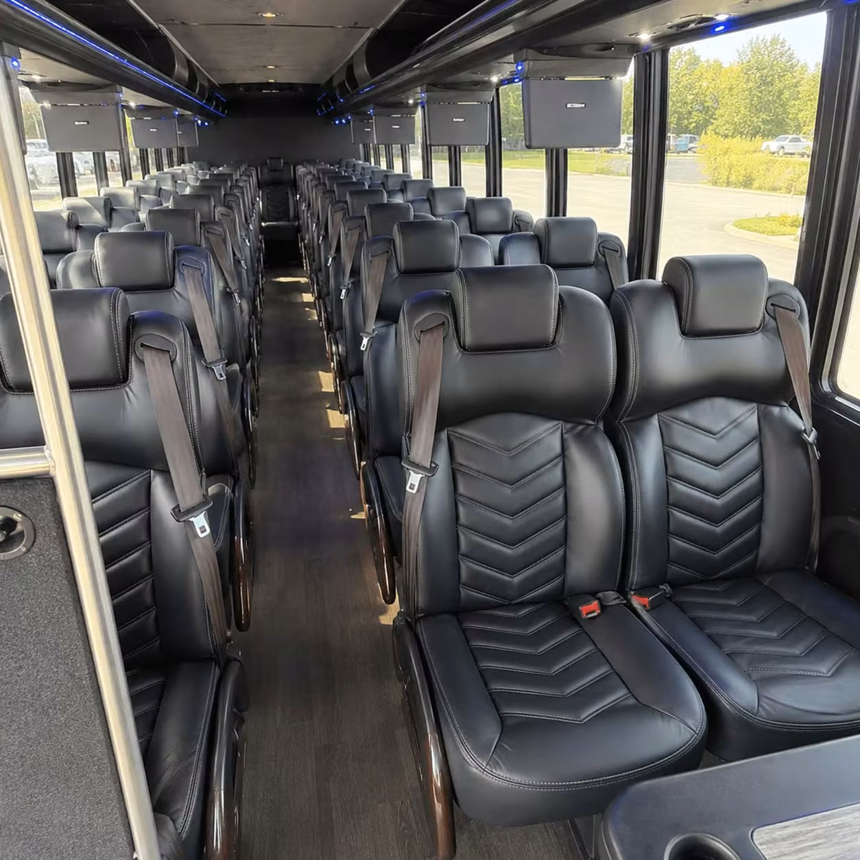 25 passenger minibus interior