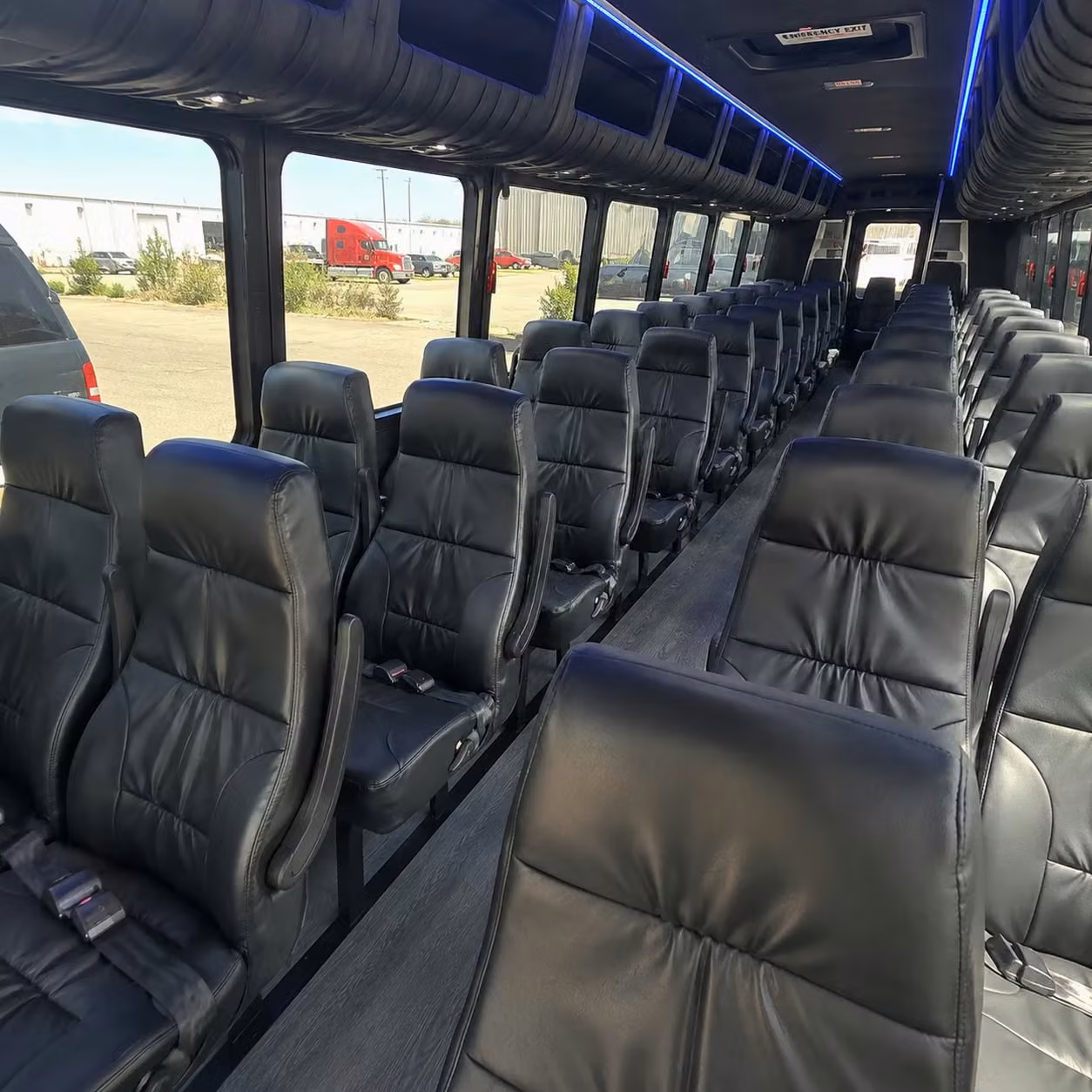28 passenger minibus inside