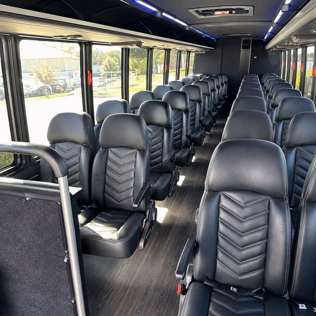 35 passenger minibus interior