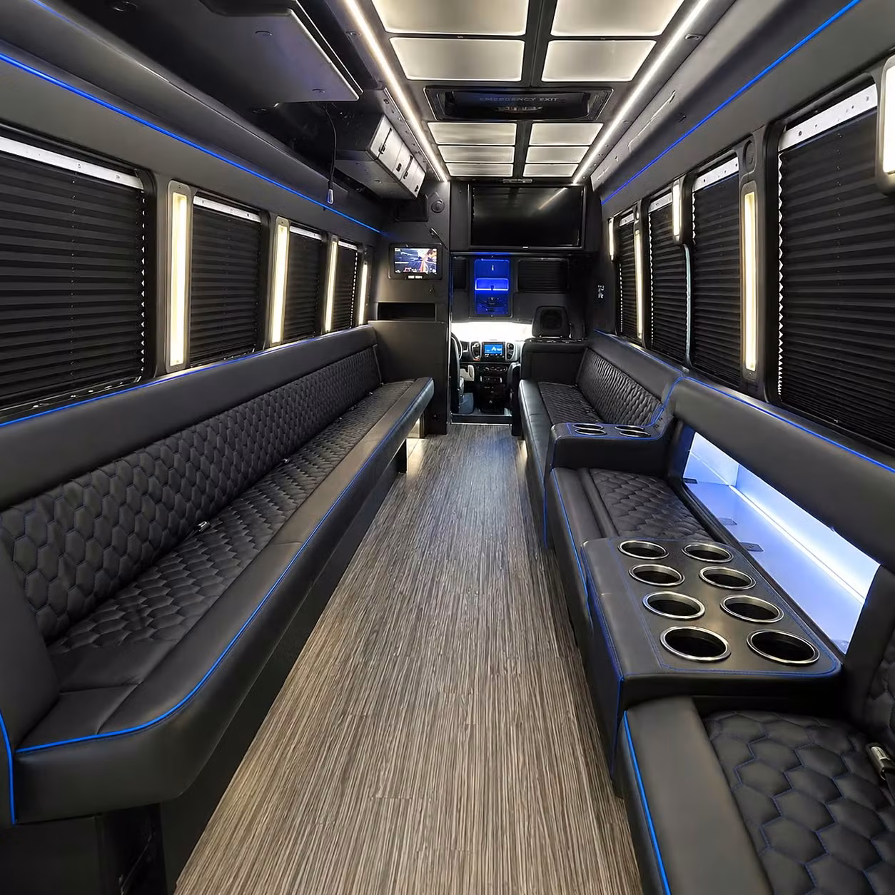 party bus interior
