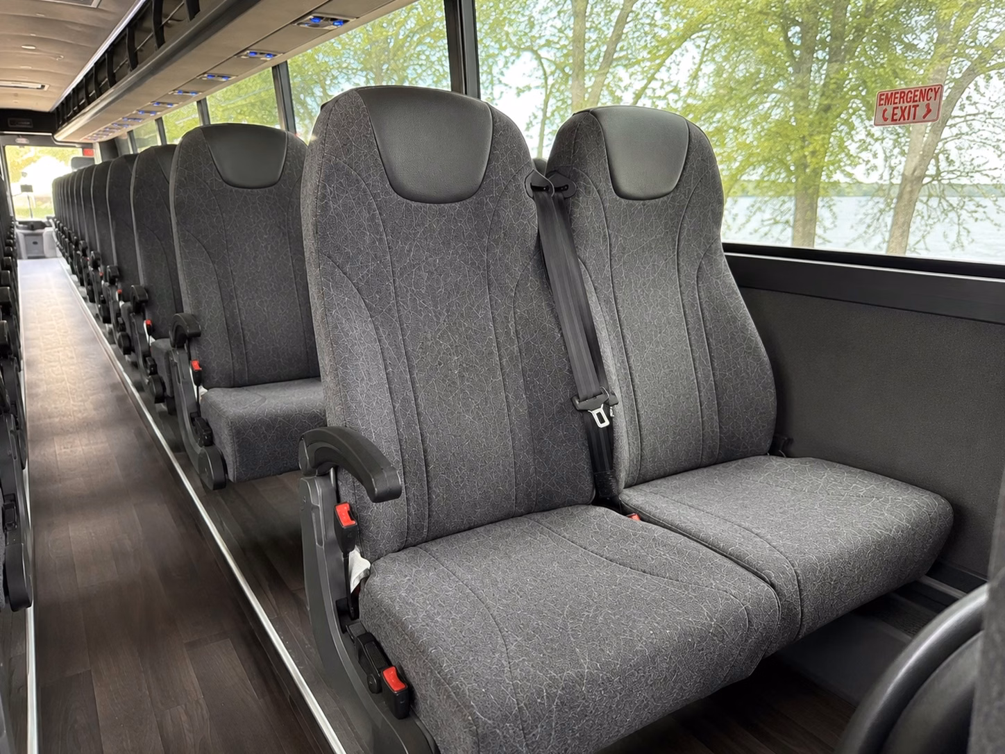 plantation charter bus interior